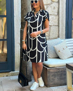 PATRICIA | Vestido de Manga Corta Elegante