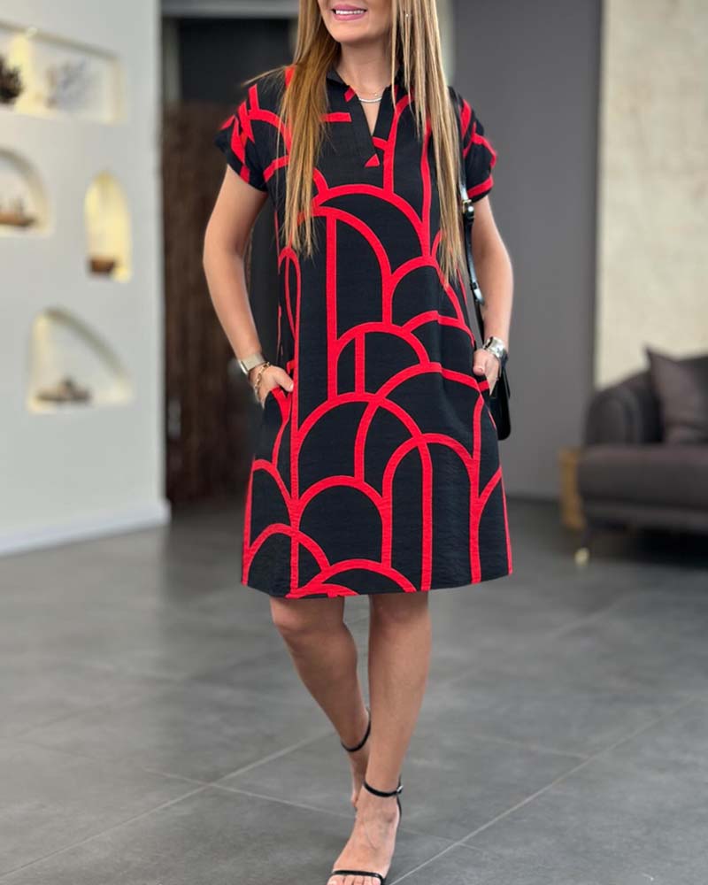 PATRICIA | Vestido de Manga Corta Elegante