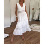 AUDREY | VESTIDO ELEGANTE CON CUELLO EN V