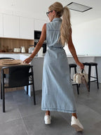 GWEN | MAXI DENIM DRESS