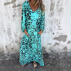DENISE | Vestido con Diseño de Leopardo