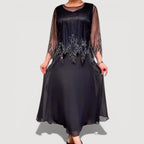 EUGENIE | Elegante Midi Dress