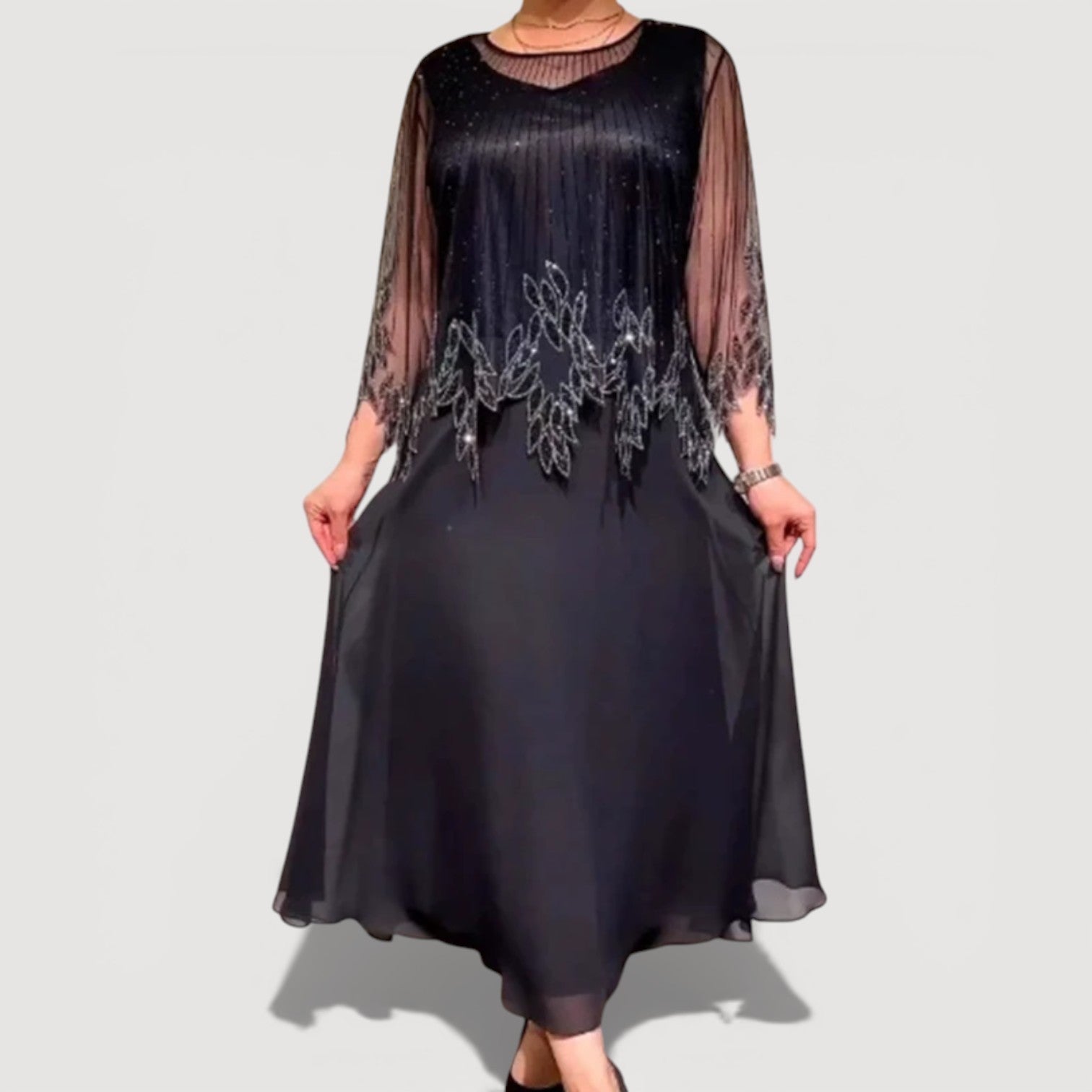 EUGENIE | Elegante Midi Dress