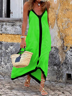 Maxine | Suave Vestido Maxi Sin Mangas
