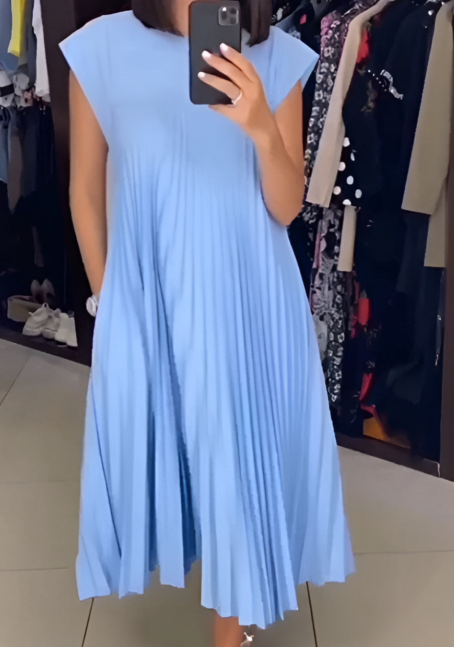 SIMONE | Vestido Ligero y Elegante con Pliegues