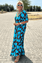 SHARON | VESTIDO ELEGANTE CON DETALLE DE COBERTURA ABDOMINAL