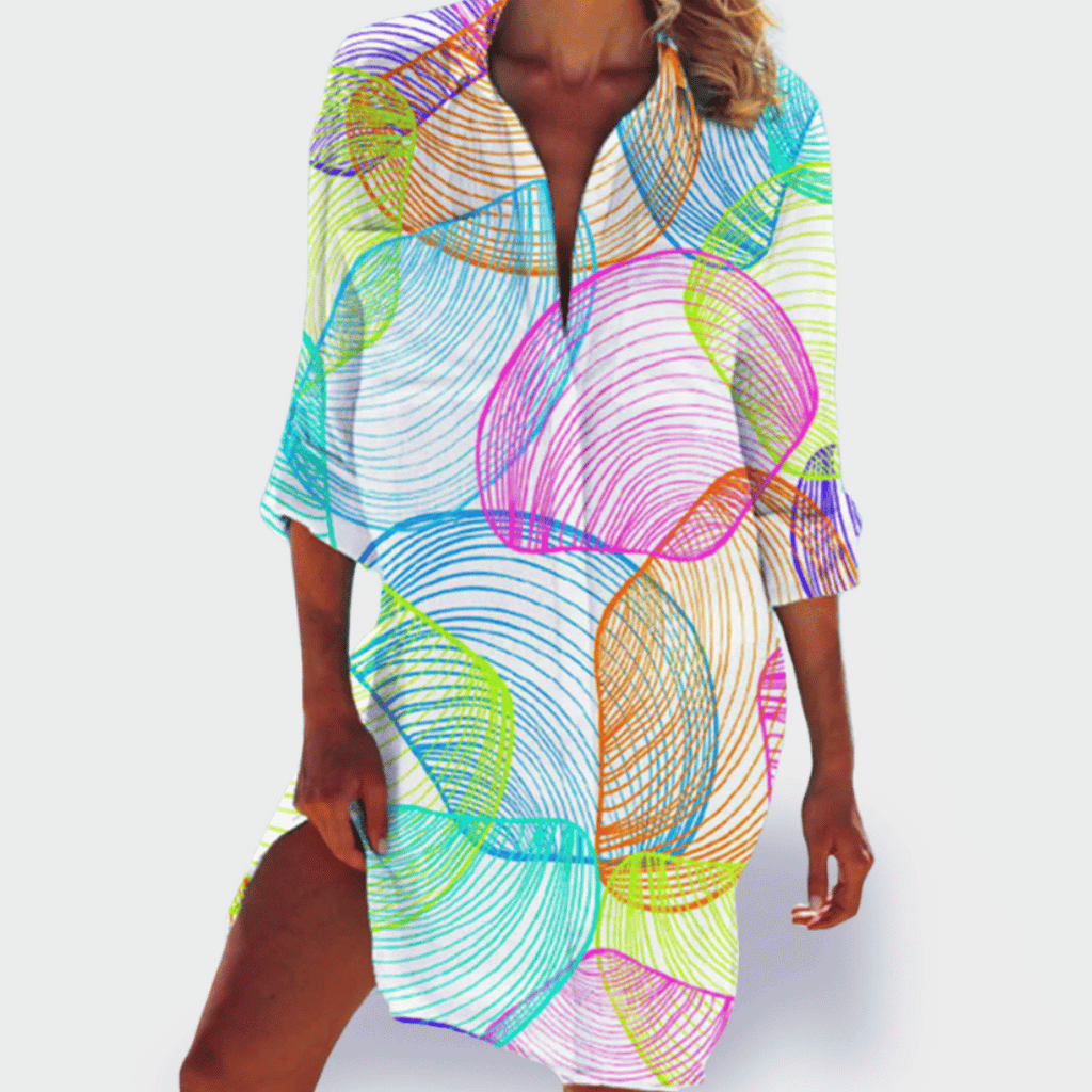BRIGITTE | VESTIDO VERANIEGO COLORIDO Y LIGERO