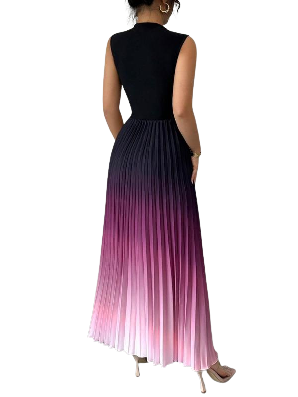 AURORA | ELEGANTE VESTIDO DE NOCHE SIN MANGAS EN TONOS OMBRÉ