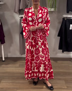 MARIELLE | VESTIDO MAXI ELEGANTE CON DISEÑO ESTAMPADO