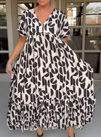COLETTE | VESTIDO LARGO CON ESCOTE EN V