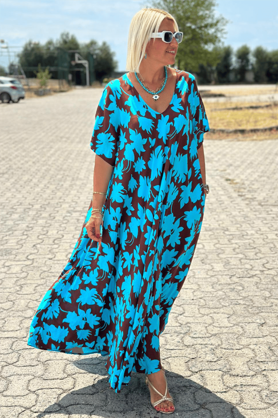 SHARON | VESTIDO ELEGANTE CON DETALLE DE COBERTURA ABDOMINAL