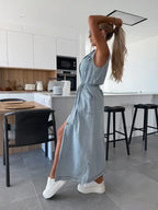 GWEN | MAXI DENIM DRESS