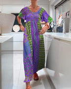 CORINNE | Colorful Bohemian Dress