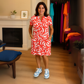 BERNADETTE | Vestido Estampado con Escote en V