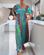 CORINNE | Colorful Bohemian Dress