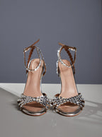 Sandalias Adalgisa Decoradas con Rhinestones