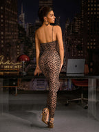 Leopard Print Mono Andwele Spaghetti