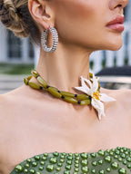 Collar Bohemio con Diseño Floral