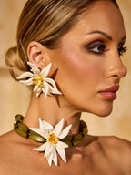 Collar Bohemio con Diseño Floral