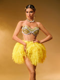 Conjunto de Falda de Tul y Corsé Strapless Dakan