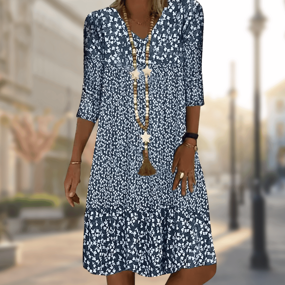 JUNIO | ELEGANT PRINTED DRESS