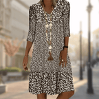JUNIO | ELEGANT PRINTED DRESS