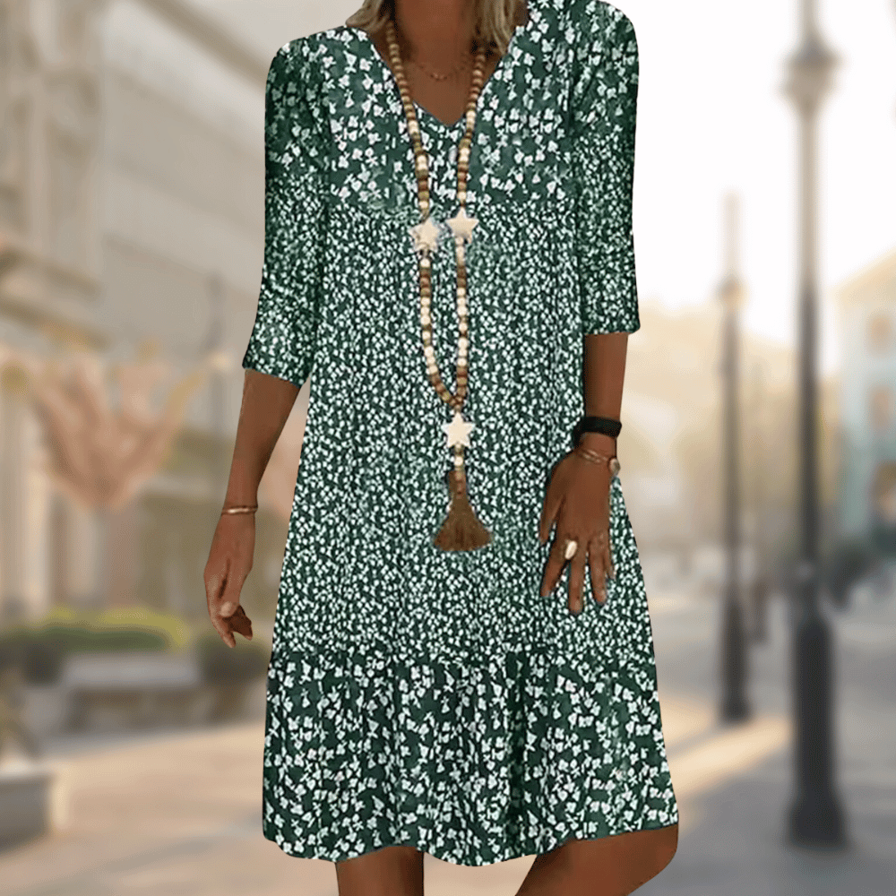 JUNIO | ELEGANT PRINTED DRESS