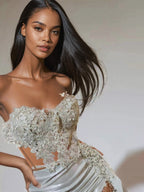 Conjunto Jelia: Falda Arrugada Sin Tirantes