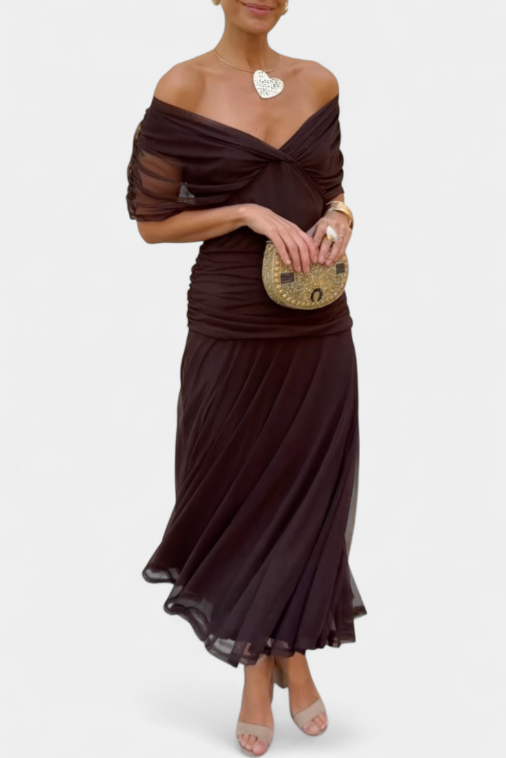 VIVIAN | Vestido Largo Floral con Escote en V