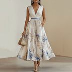 ELARA | VESTIDO SUAVE CON ESCOTE EN V