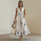 ELARA | VESTIDO SUAVE CON ESCOTE EN V