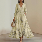 ELARA | VESTIDO SUAVE CON ESCOTE EN V