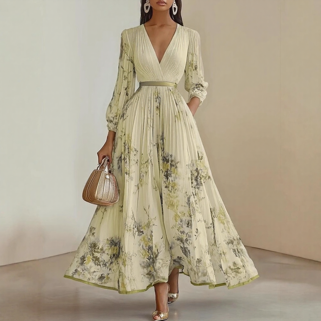 ELARA | VESTIDO SUAVE CON ESCOTE EN V