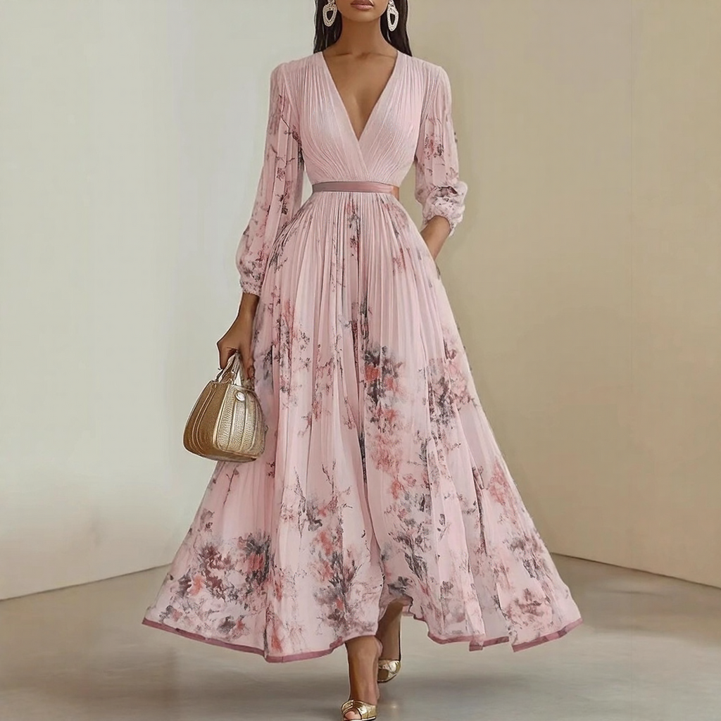 ELARA | VESTIDO SUAVE CON ESCOTE EN V