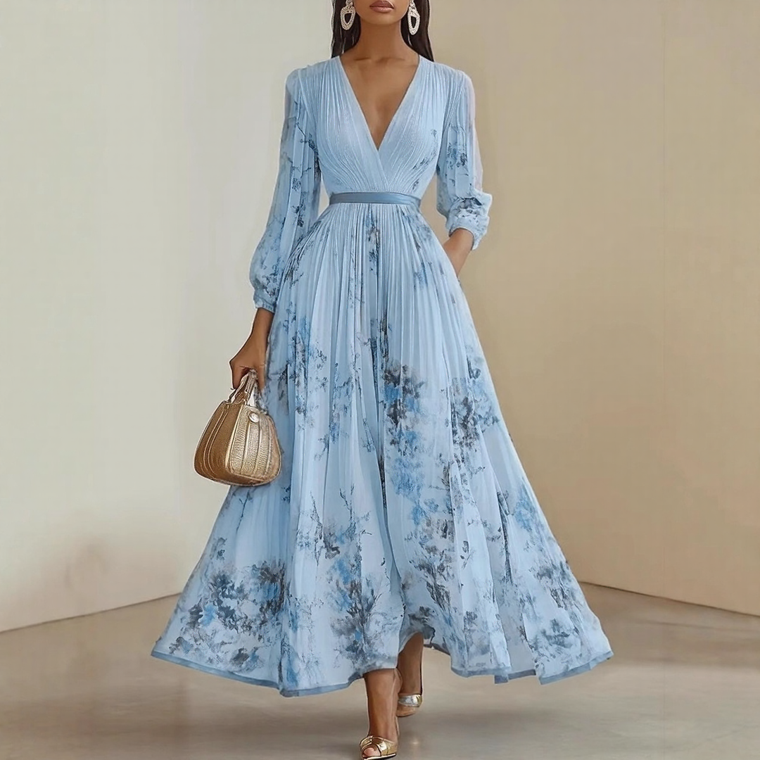 ELARA | VESTIDO SUAVE CON ESCOTE EN V