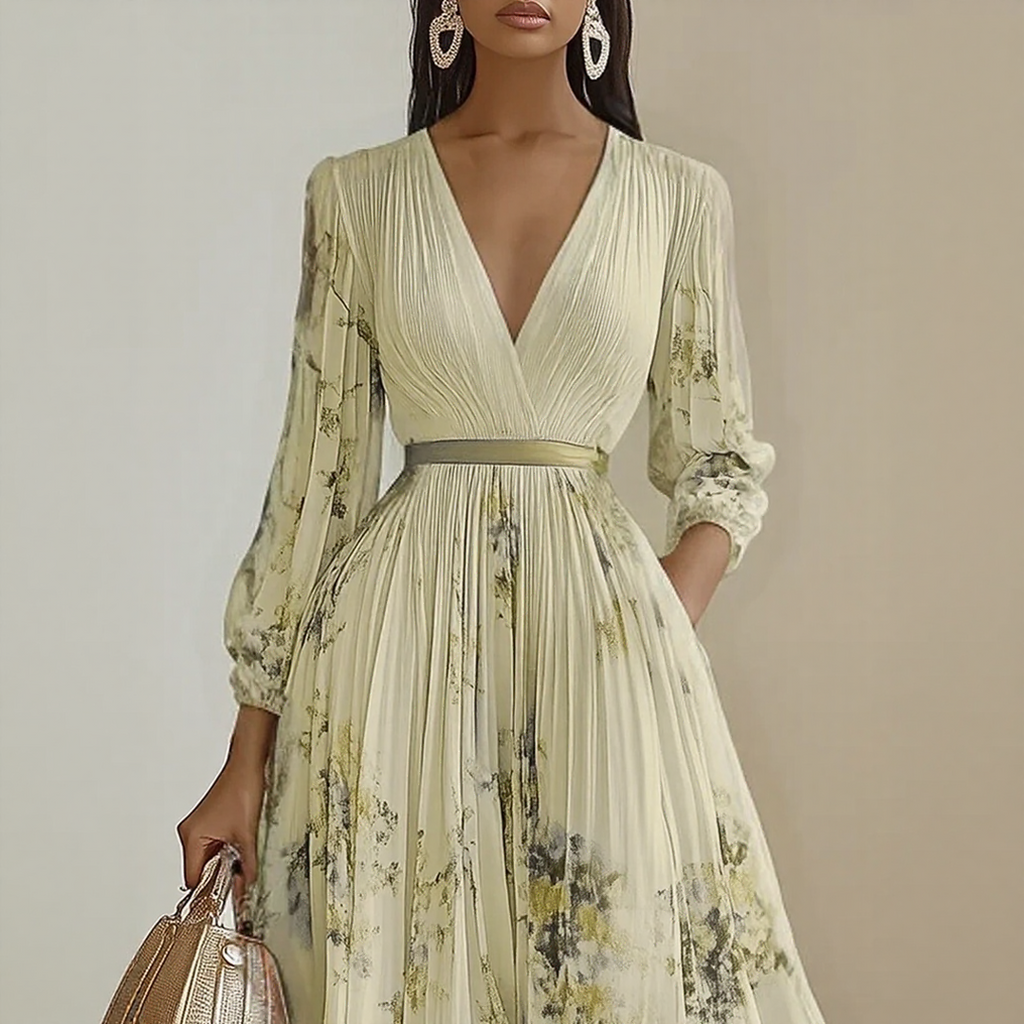 ELARA | VESTIDO SUAVE CON ESCOTE EN V