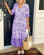 FAYE | Vestido Floral Elegante y Liviano