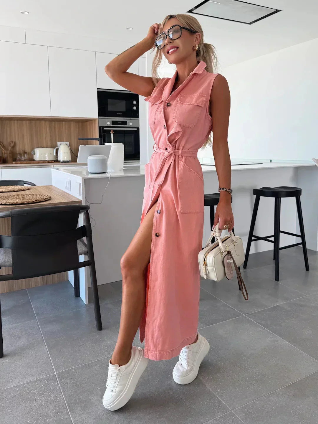 GWEN | MAXI DENIM DRESS