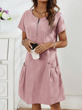 FLORA | VESTIDO ELEGANTE CON BOLSILLOS INTEGRADOS