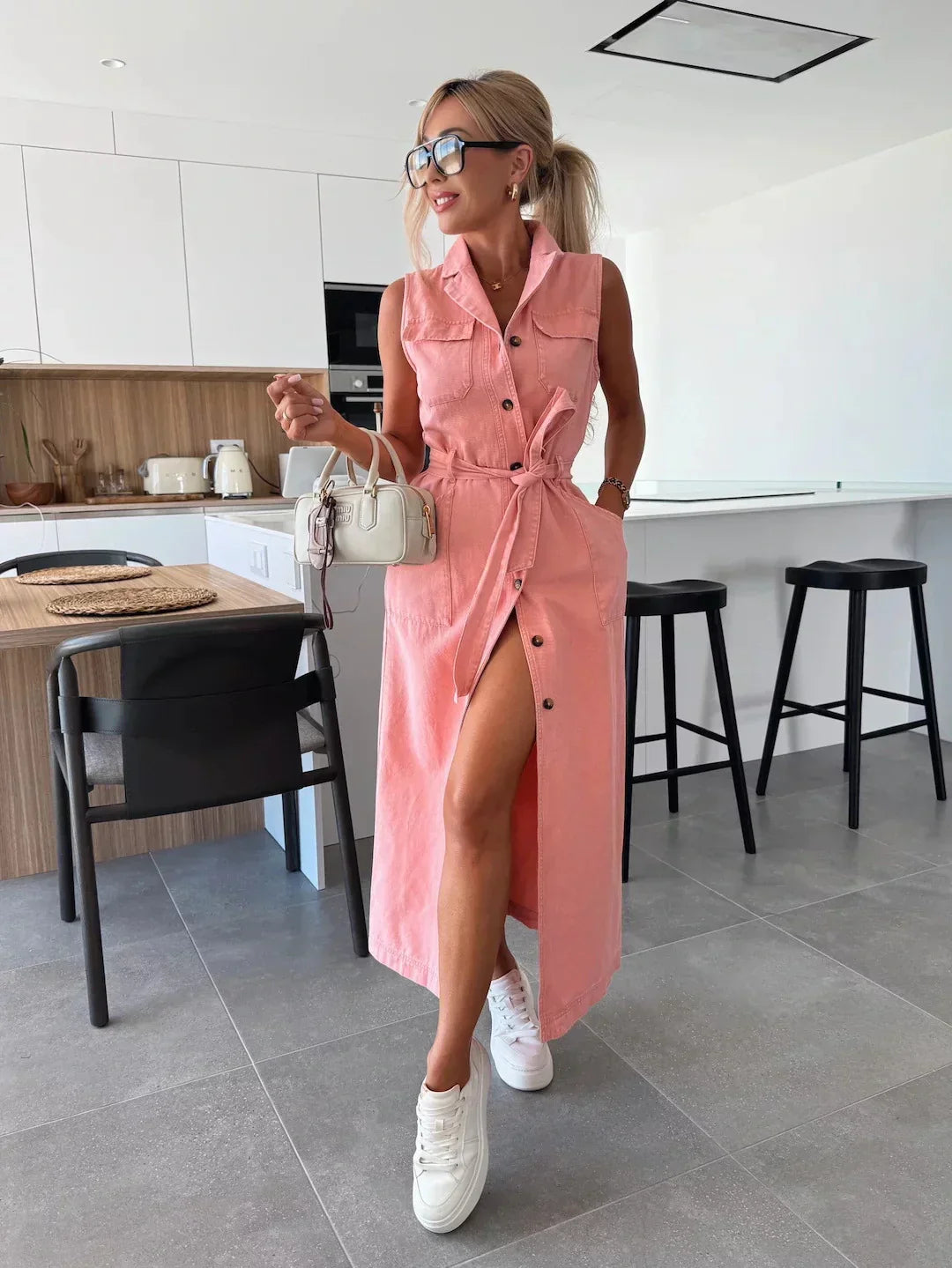 GWEN | MAXI DENIM DRESS
