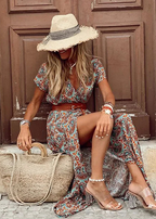 Hilary | Boho Maxi Dress
