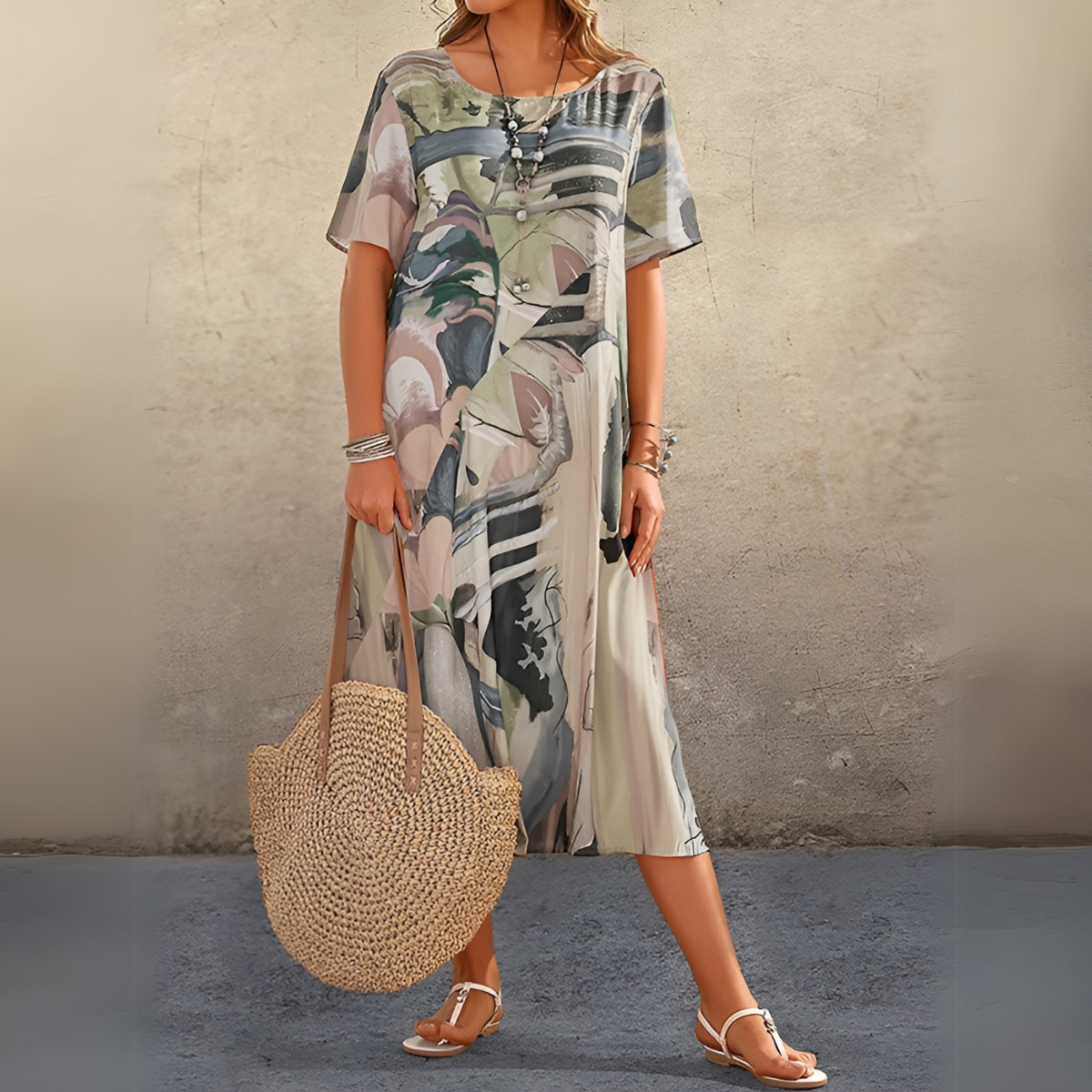 JOELLE | VESTIDO FLORAL CON UN TOQUE LIGERO Y ELEGANTE