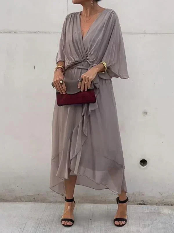 MYRA | Vestido Liviano con Escote en V