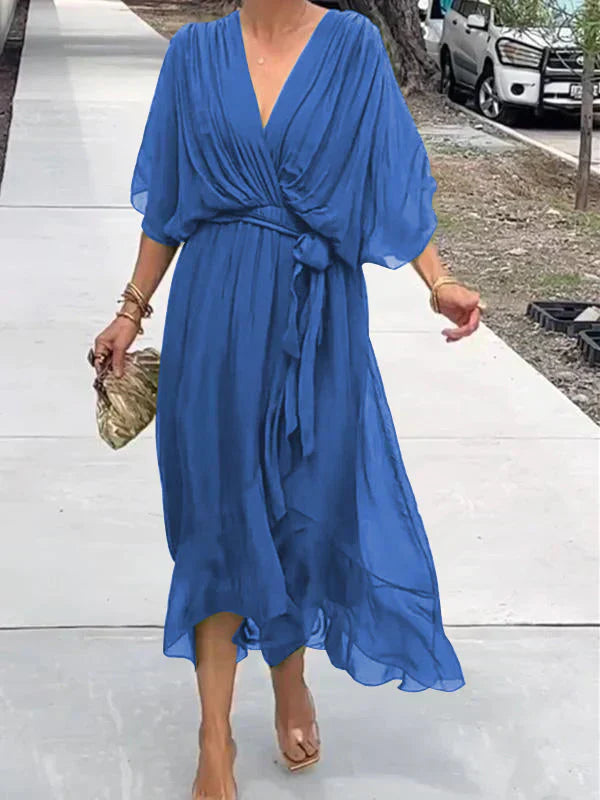 MYRA | Vestido Liviano con Escote en V