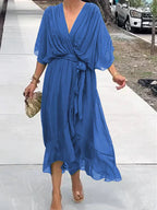 MYRA | Vestido Liviano con Escote en V