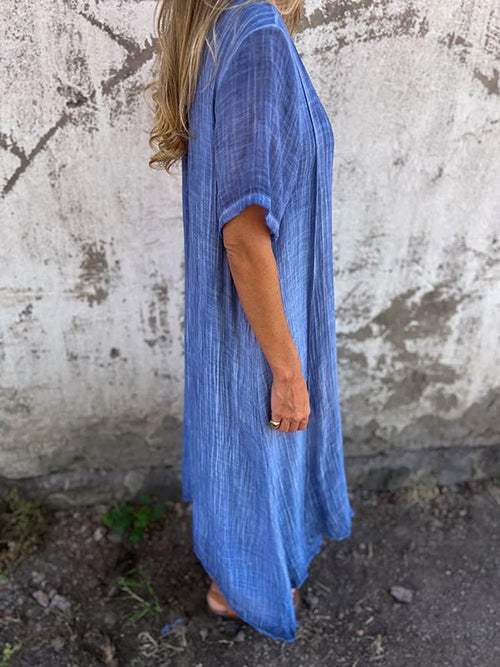 "GERALDINE | VESTIDO CÓMODO CON ESCOTE EN V"