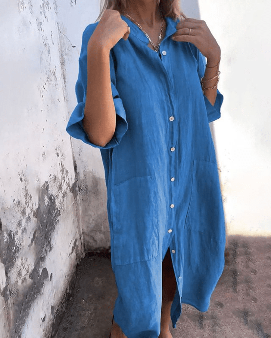 NATALIE | Vestido Camisero Inspirado en Ibiza