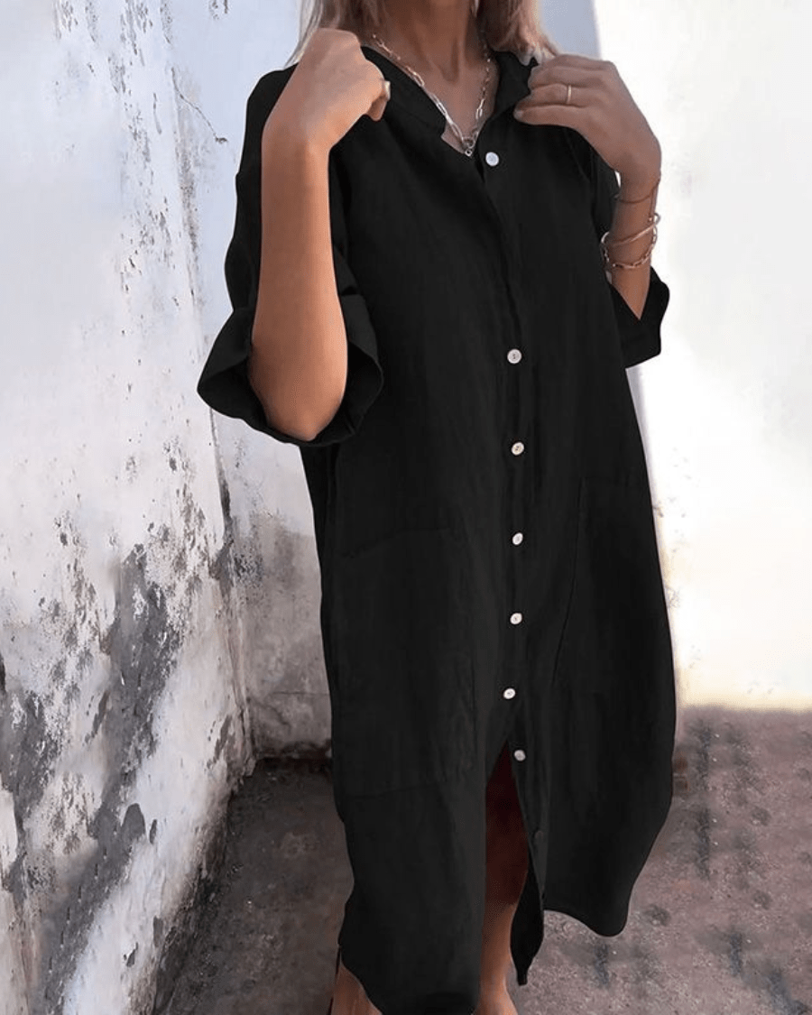 NATALIE | Vestido Camisero Inspirado en Ibiza