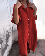 NATALIE | Vestido Camisero Inspirado en Ibiza