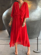MYRA | Vestido Liviano con Escote en V